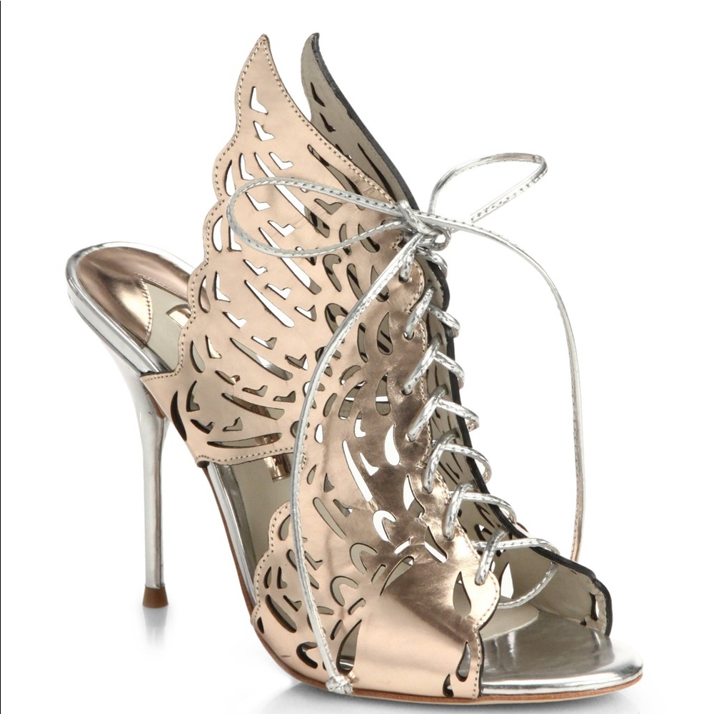 Sophia Webster Cherub Leather Heels Size 8
